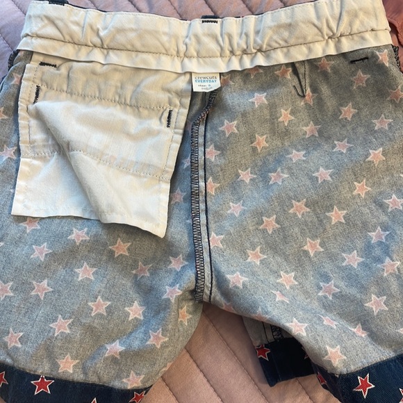 boys 3T crewcuts navy and red stars shorts - Picture 4 of 6